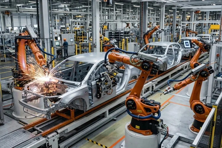 How Robots Work on Modern Assembly Lines